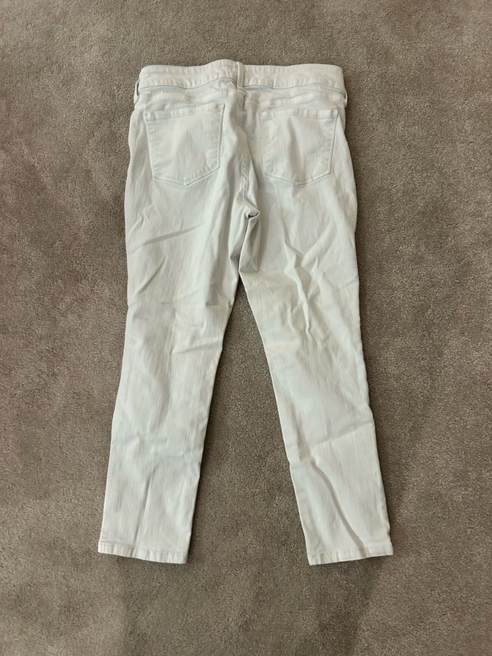 NYDJ White Cropped Ankle Pants - Picture 6 of 6